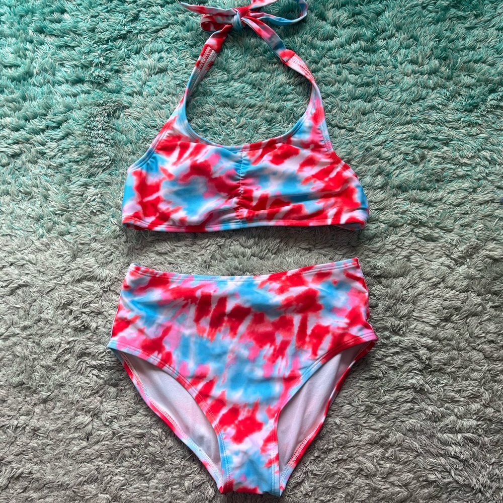 Girls Tie-Dye Bikini Set